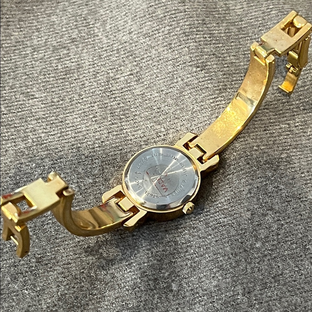 Avon Goldtone Watch with Floating Crystals - Picture 7 of 7